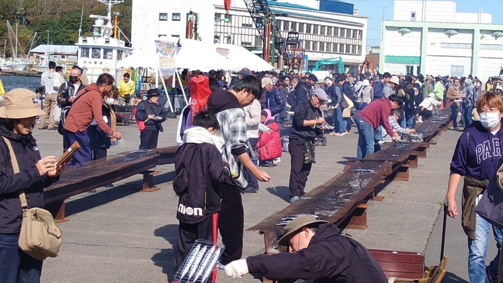 根室秋刀魚祭の様子2