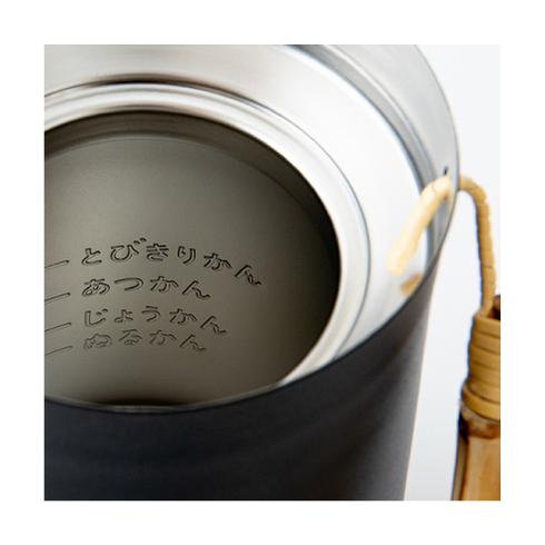 ピーコック酒燗器の内部目盛り
