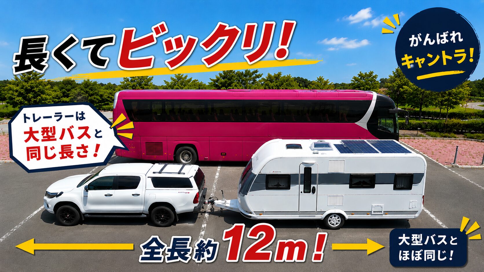 キャンピングトレーラーの全長アイキャッチ画像