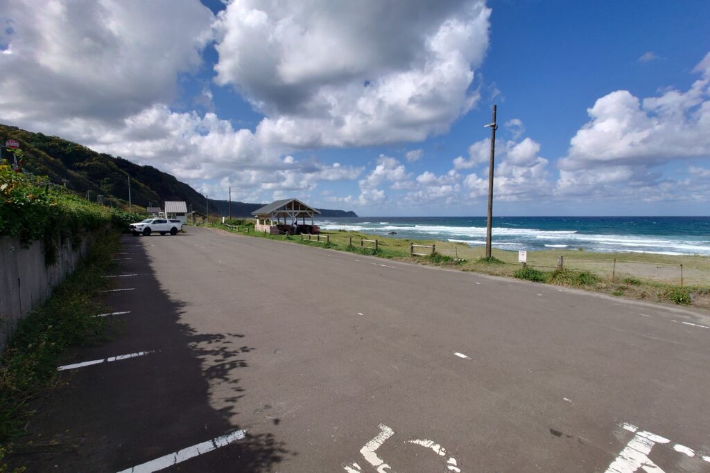 侵入禁止の第1駐車場