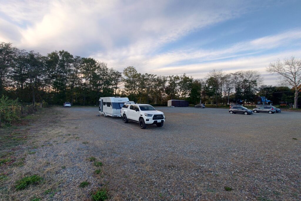 楽々簡単に駐車できます。
