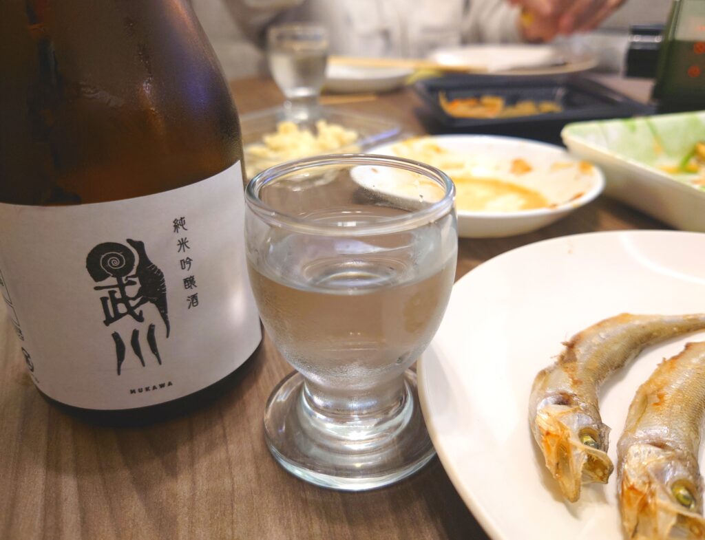 シシャモと鵡川の地酒