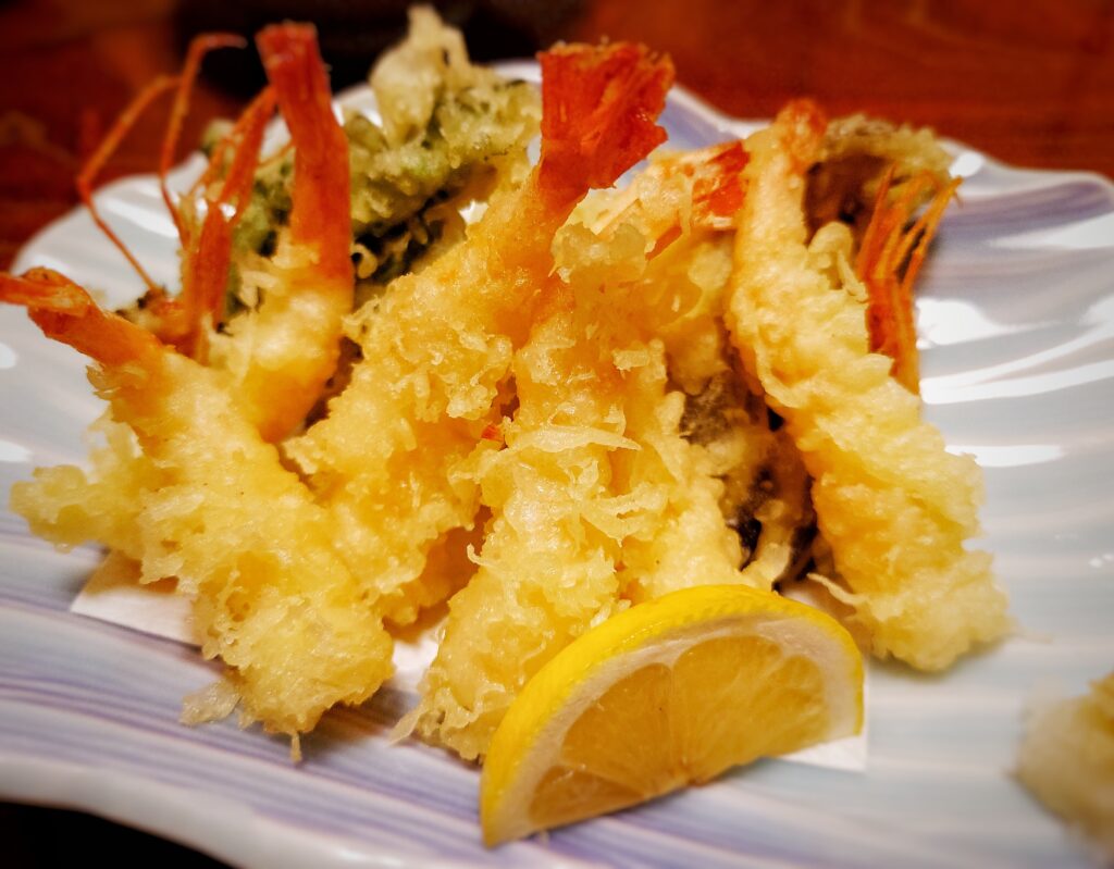 甘エビの天ぷら