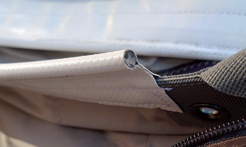 8mm径のケダーベルトの断面