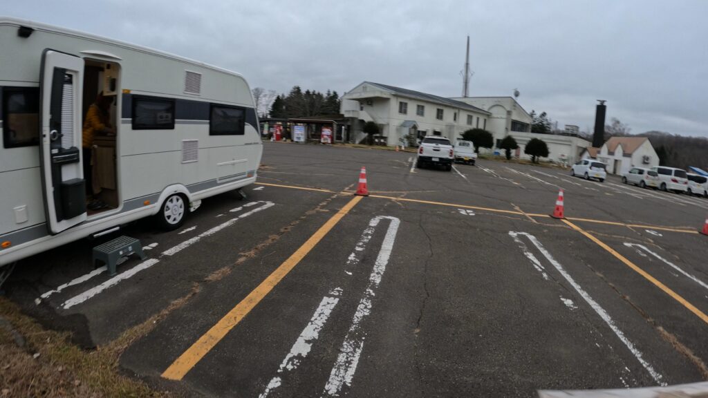 道の駅阿寒丹頂の里RVパーク駐車場の様子2