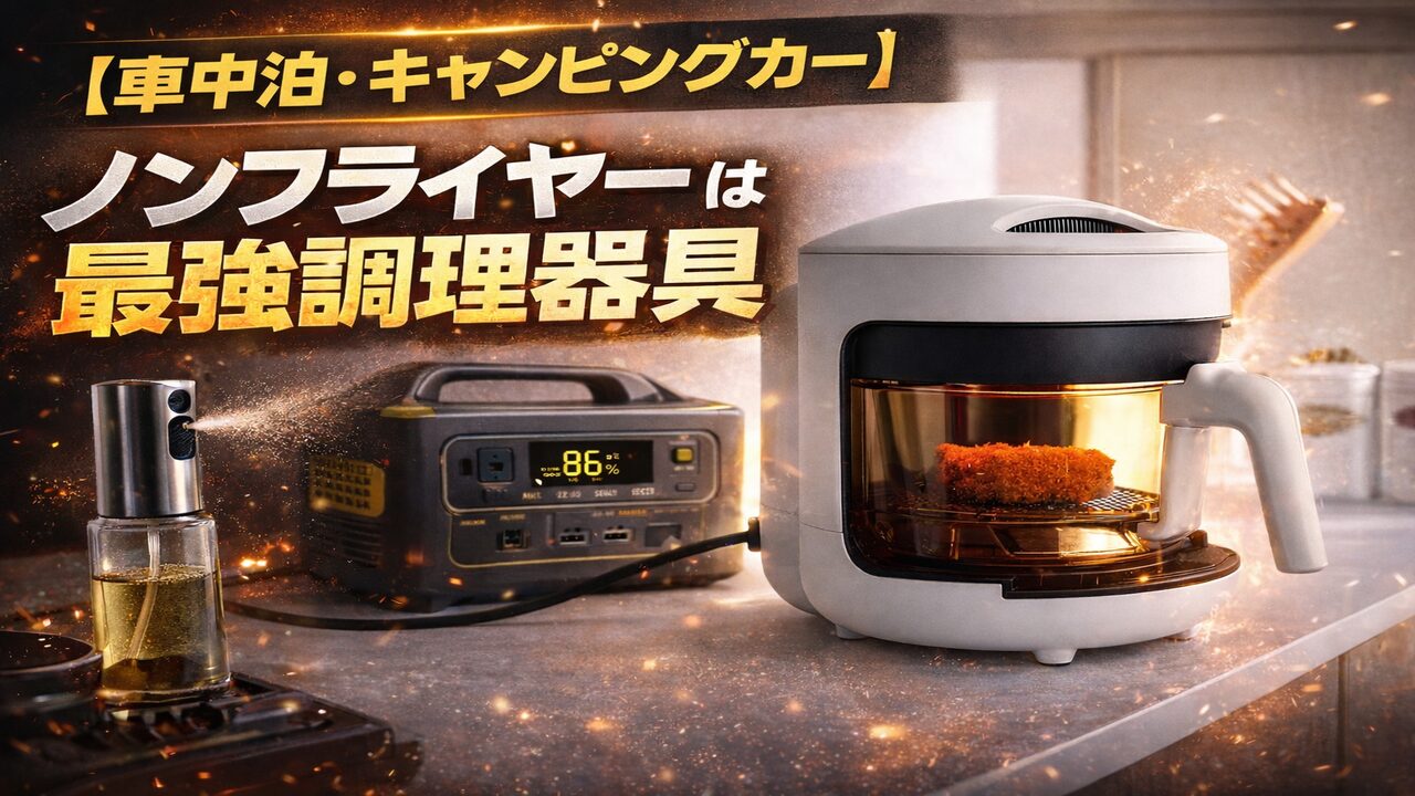 ノンフライヤー調理器具アイキャッチ画像