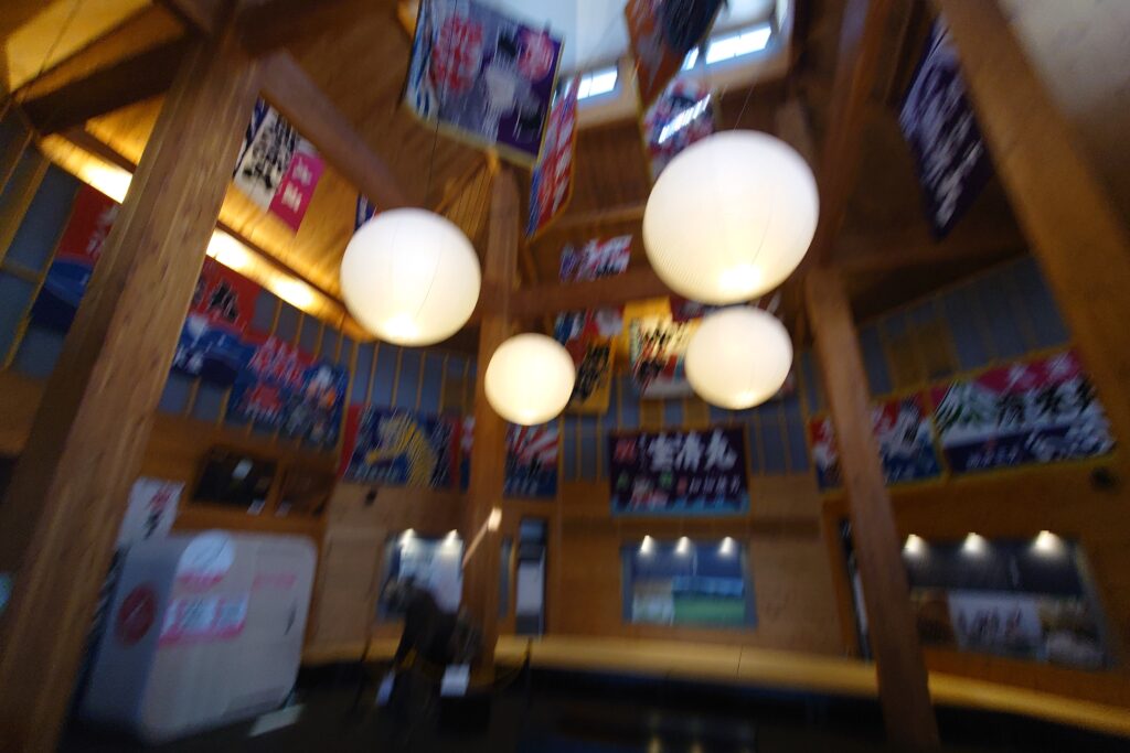 道の駅 おびら鰊番屋の売店の様子