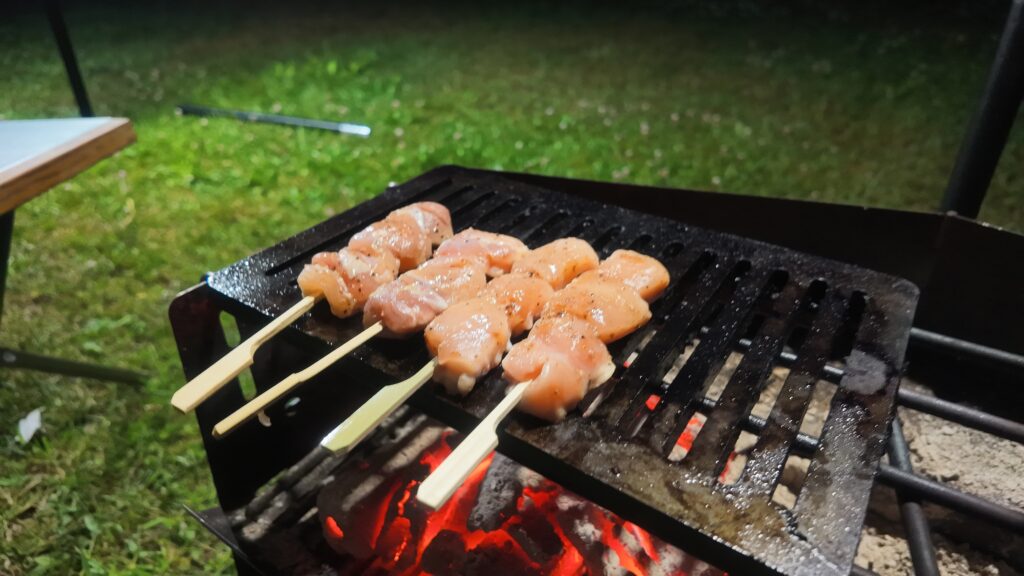 BBQの様子1
