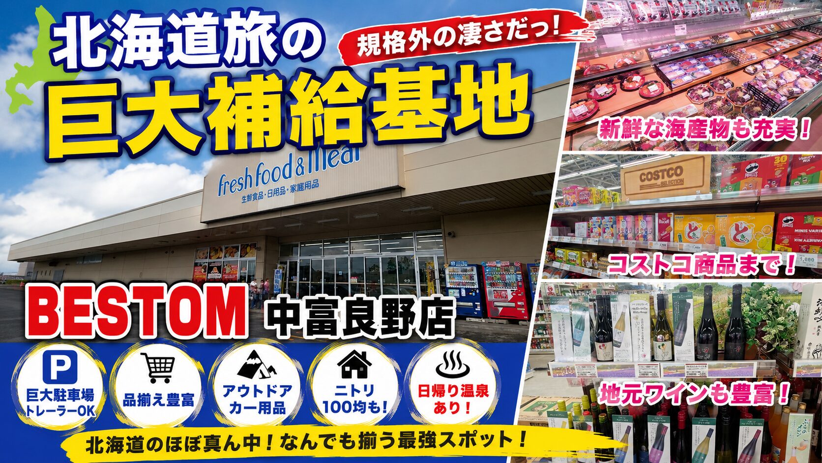 北海道車中泊の補給基地アイキャッチ画像
