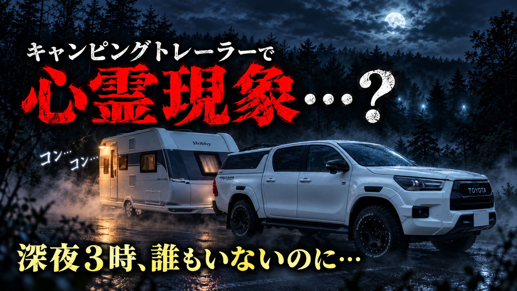 キャンピングトレーラー心霊現象アイキャッチ画像